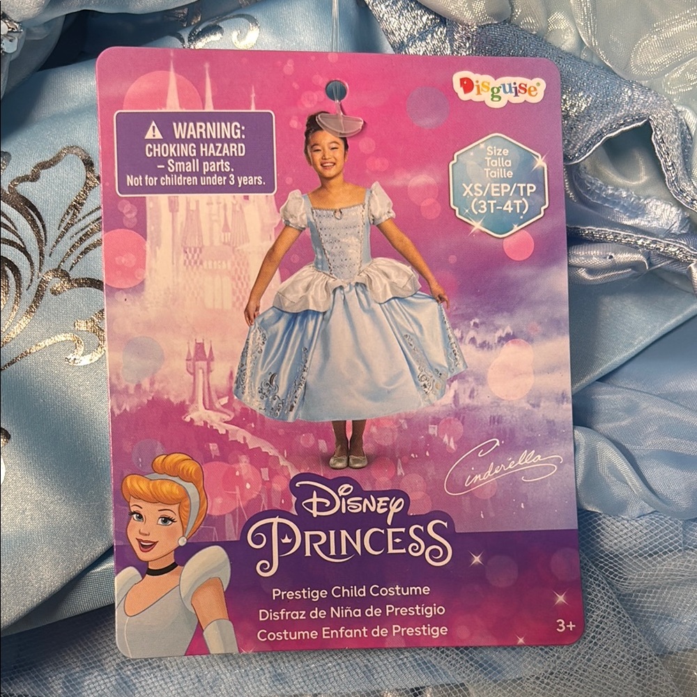Girls Disguise Disney Princess Cinderella Halloween Costume - Multiple Sizes!